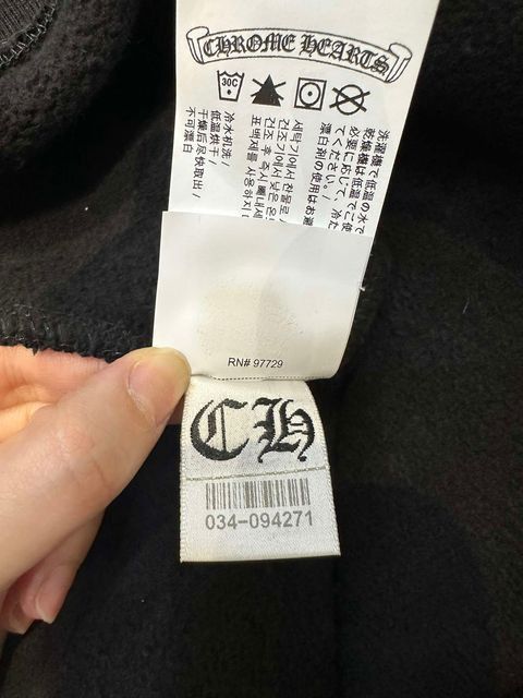 Chrome Hearts CHROME HEARTS Triple Cross Embroidery Hoodie Zip Up BLACK Size US L / EU 52-54 / 3 - 11 Thumbnail