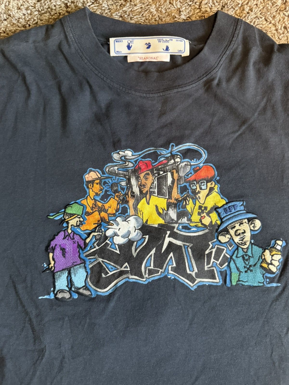 Off-White Off-White Graffiti Kids Short Sleeve Size US M / EU 48-50 / 2 - 3 Thumbnail