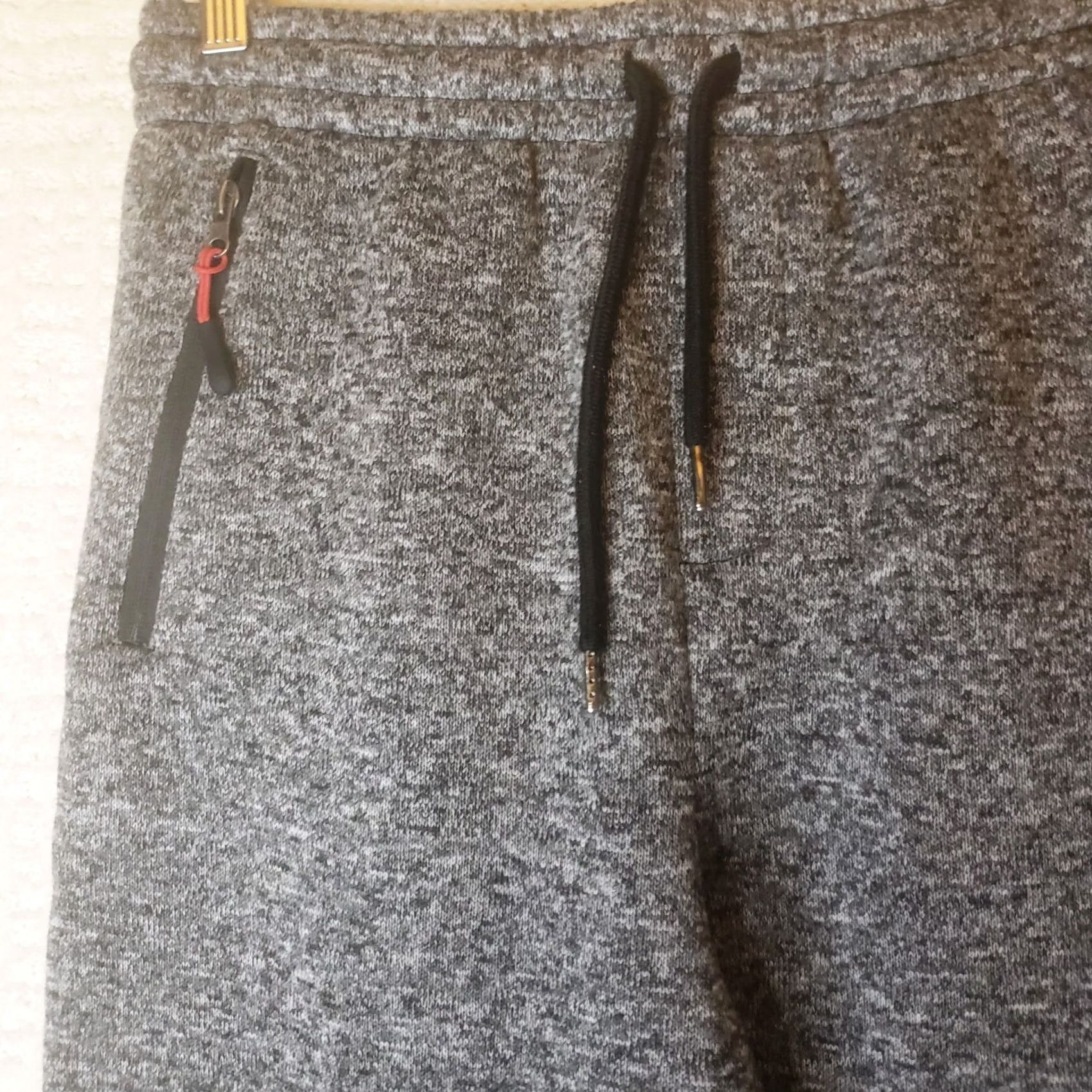 Vintage Logan and Martin Sport NYC Men's Gray M Joggers Knit Fleece Size US 31 - 3 Thumbnail