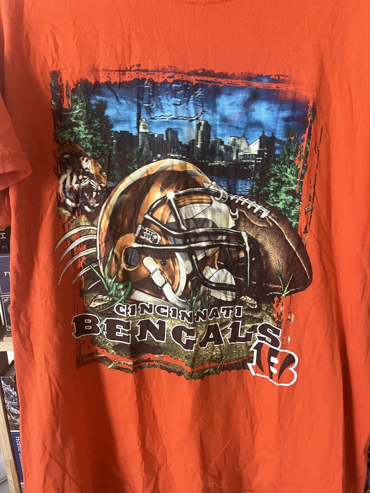 Gildan × NFL × Vintage Vintage Cincinnati Bengals T Shirt Size Large Football NFL Size US L / EU 52-54 / 3 - 2 Thumbnail