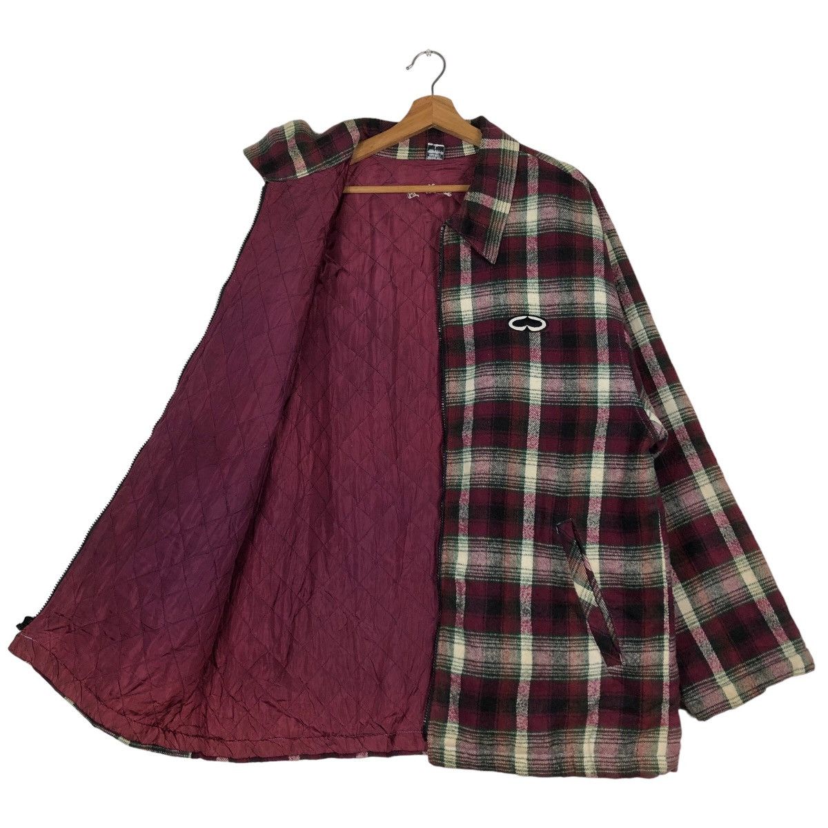 Japanese Brand 🔥Punk Design Tartan Checked Flannel Work Jacket Made in USA Size US L / EU 52-54 / 3 - 11 Thumbnail