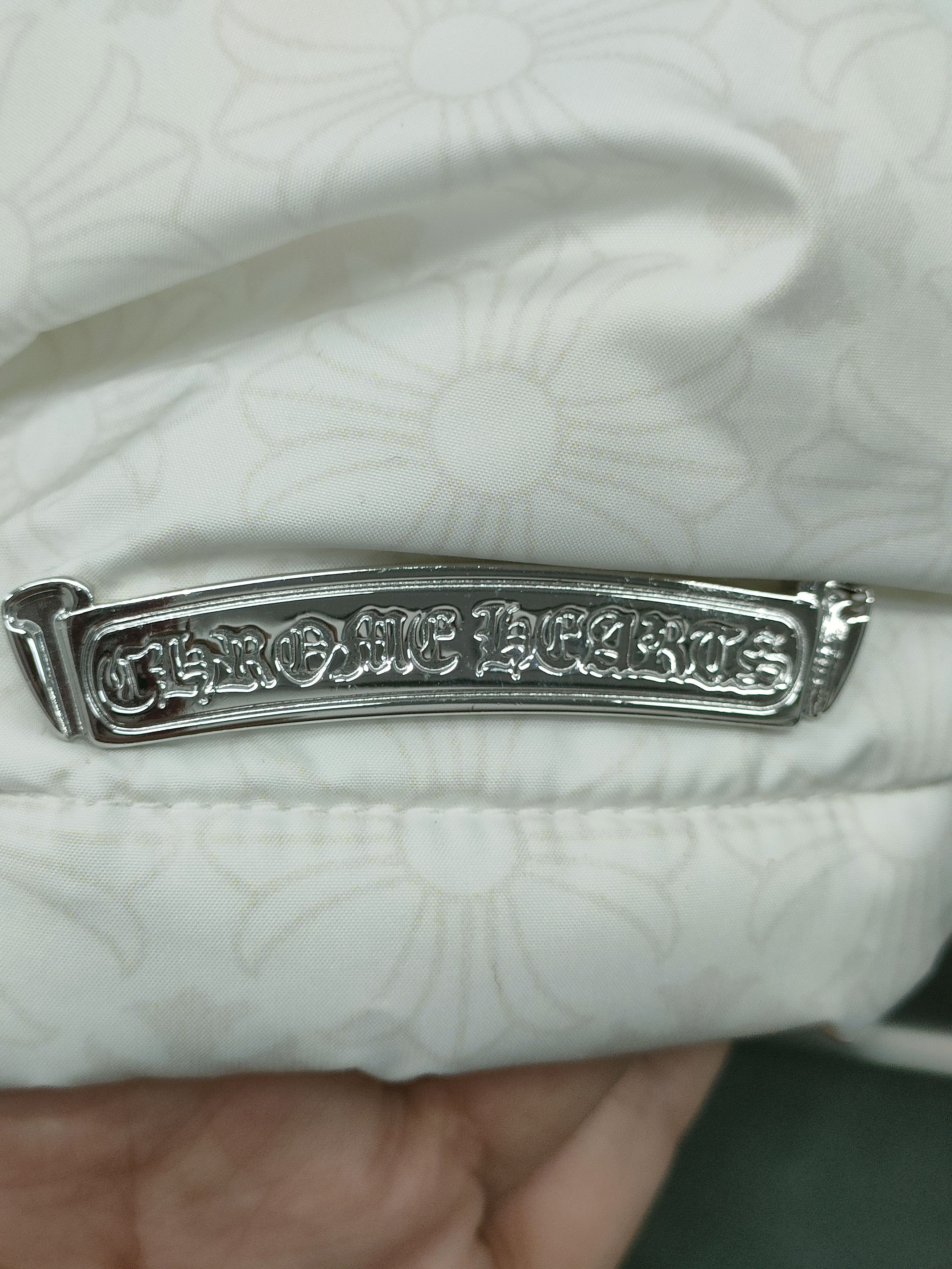 Chrome Hearts Chrome Hearts White Monogram Cropped Puffer Down Jacket Size S / US 4 / IT 40 - 7 Thumbnail