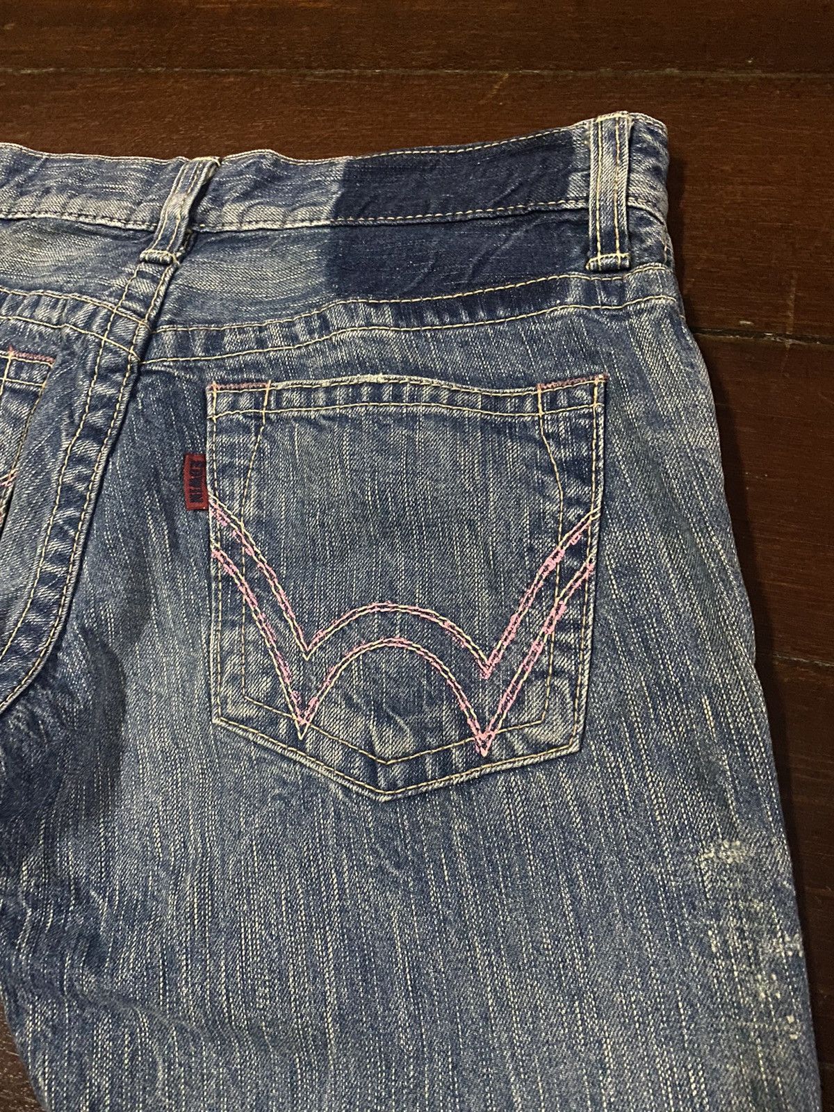 Edwin × If Six Was Nine × Japanese Brand FIRE 🔥 FLARE EDWIN 503 BLUE TRIP WIDE LEG BOOTCUT Size 32" / US 10 / IT 46 - 16 Thumbnail