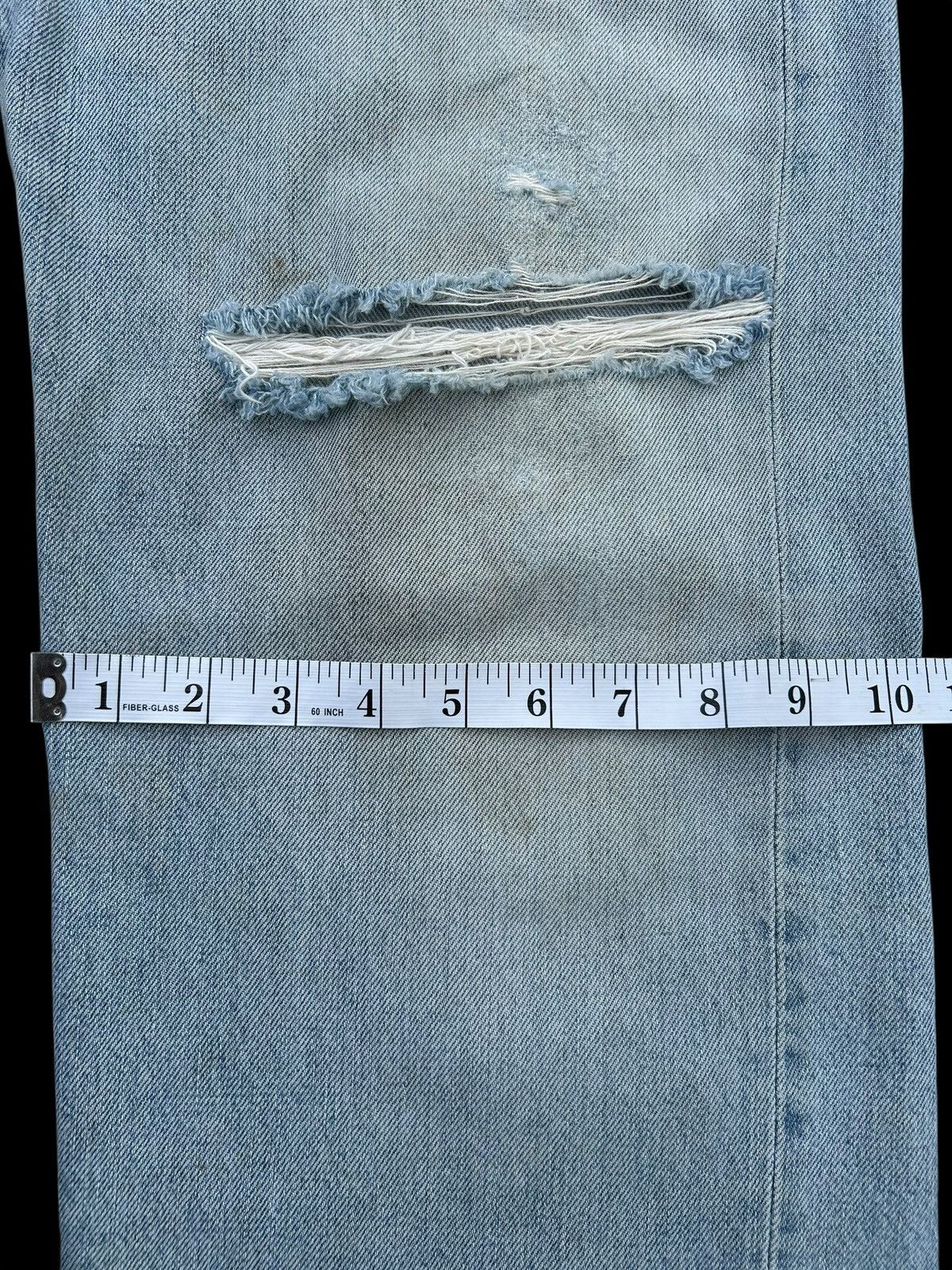 Kapital Vintage Edwin 505X Selvedge Distressed Baggy Denim Jeans Size US 32 / EU 48 - 24 Thumbnail