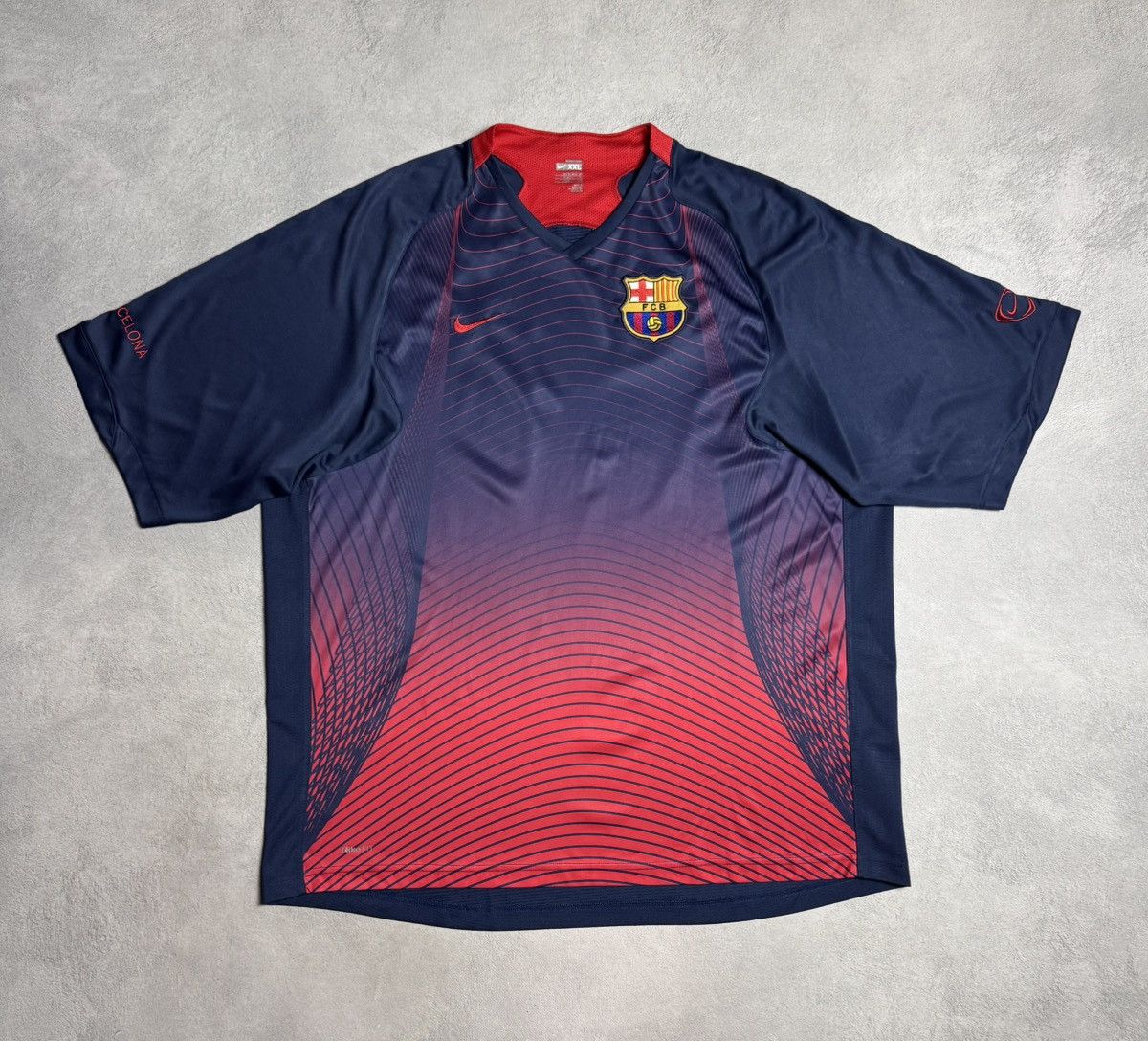 Nike Barcelona 2006 2007 Training Shirt Soccer Jersey Nike Size US XXL / EU 58 / 5 - 1 Thumbnail