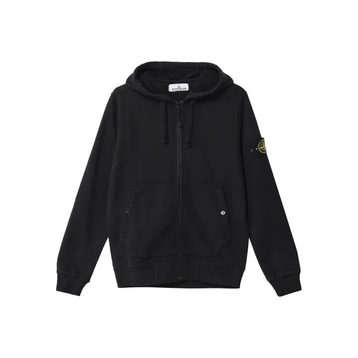 Stone Island Stone Island Classic Black Hooded Sweatshirt Size US XXL / EU 58 / 5 - 1 Thumbnail