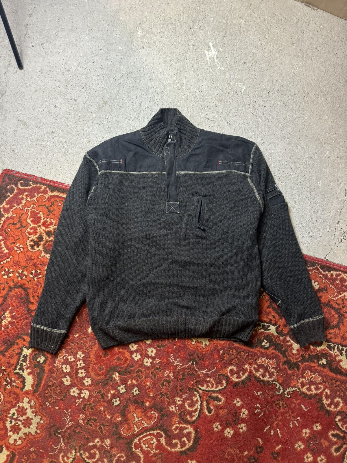 Japanese Brand × Vintage Vintage Y2K Mascot Naxos Siemens Knitted Opium Sweatshirts Size US M / EU 48-50 / 2 - 1 Thumbnail