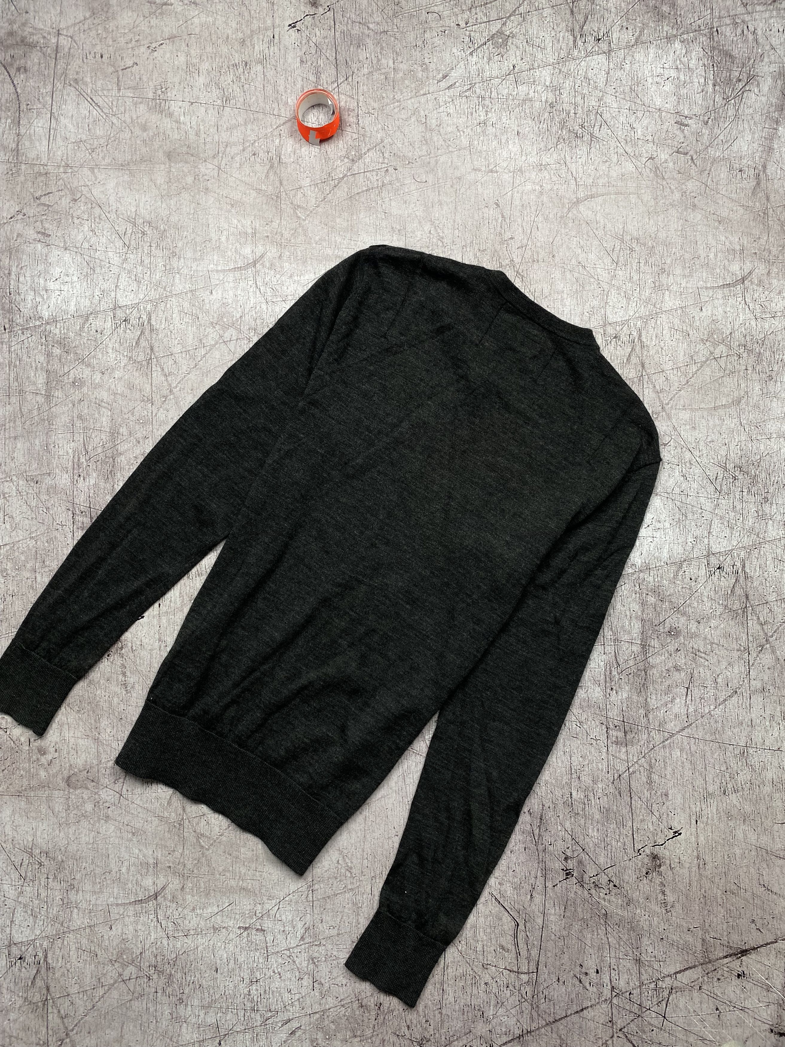 Allsaints Allsaints Vintage Mens Merino Wool Crew Neck Sweater Size US M / EU 48-50 / 2 - 6 Thumbnail
