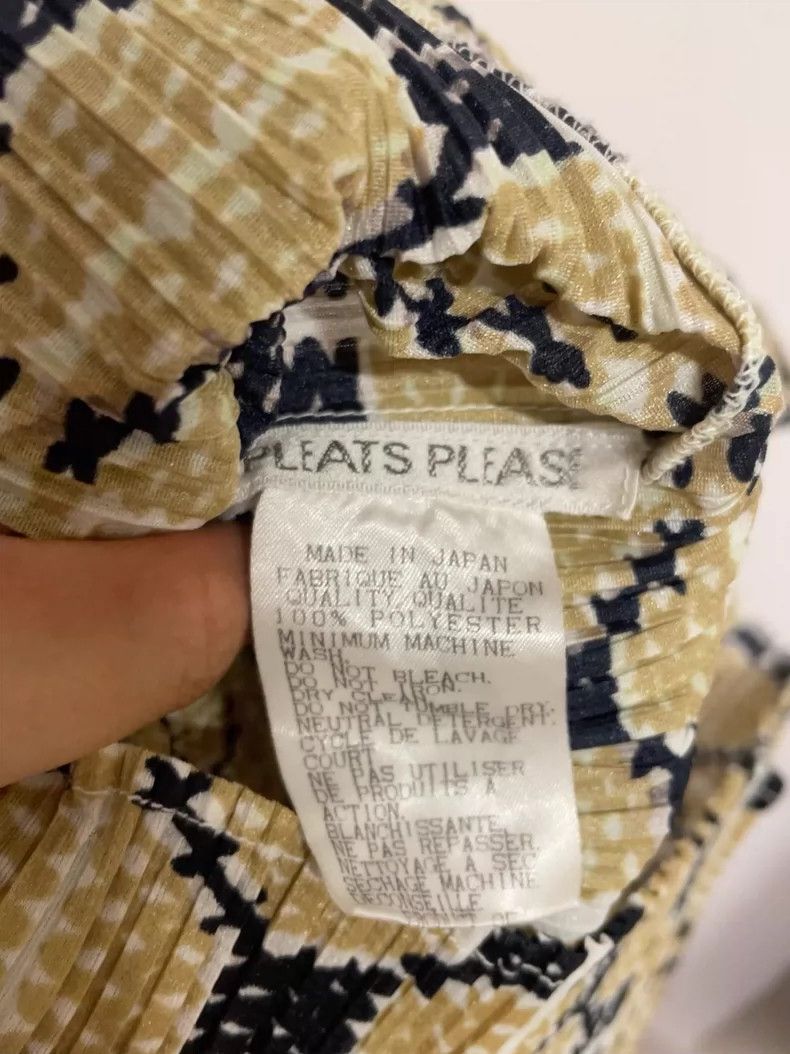 issey miyake size:3 Four-leaf clover vest
