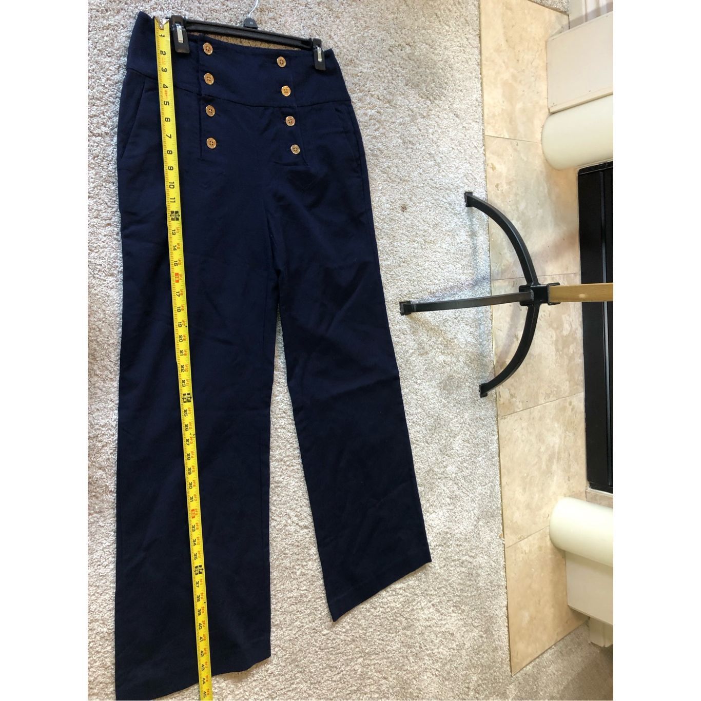 Lauren Ralph Lauren Lauren Ralph Lauren Women’s Navy Blue Sailor Style Dress Pan Size 30" / US 8 / IT 44 - 9 Thumbnail