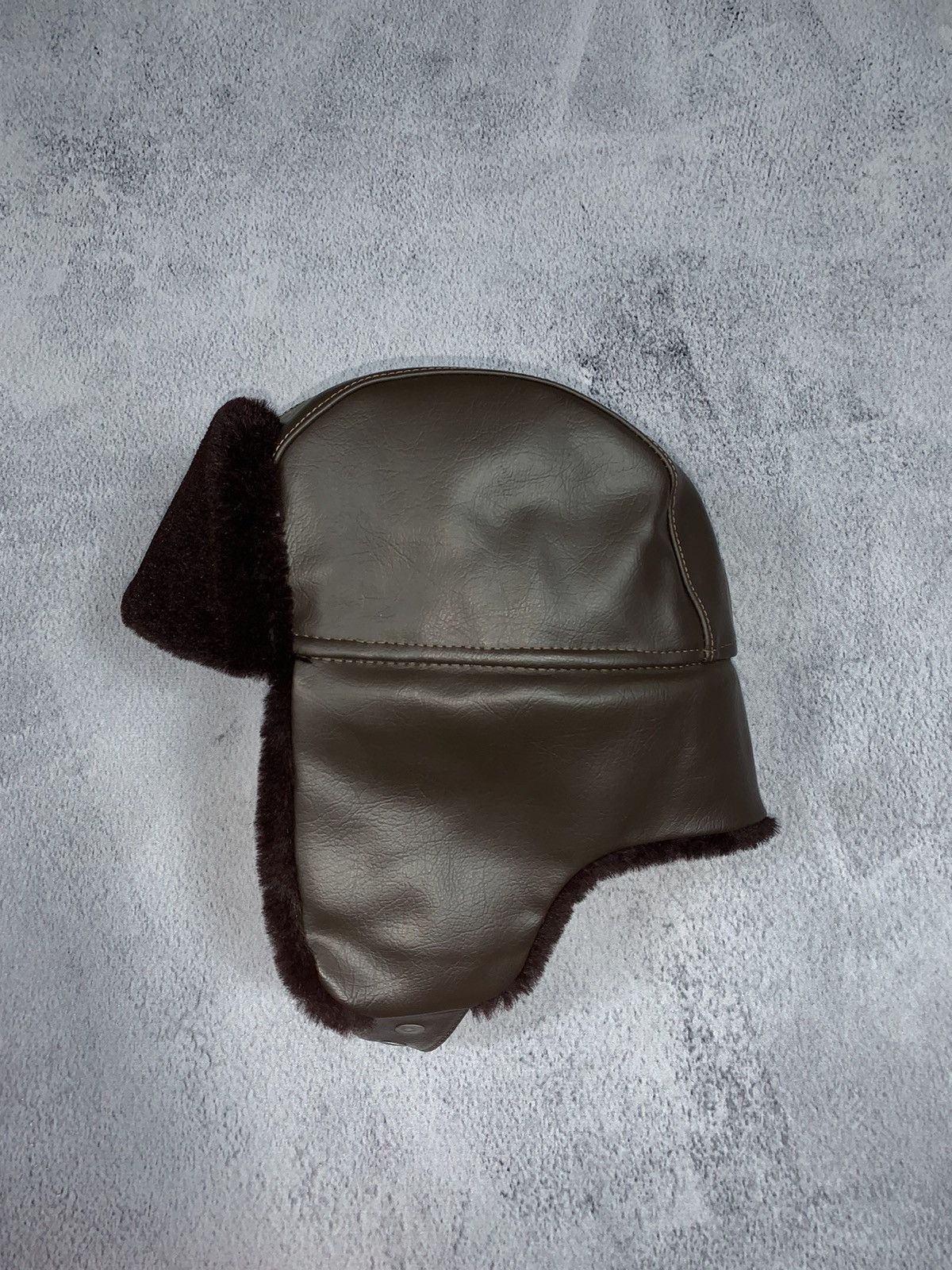 Japanese Brand × Vintage Vintage Y2K Ushanka Trapper Aviator faux fur hat streetwear Size ONE SIZE - 1 Thumbnail