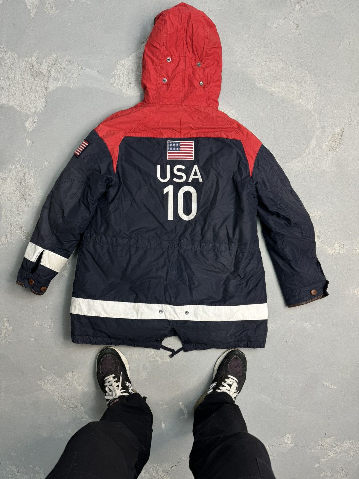 Polo Ralph Lauren Olympic Stadium Vancouver Down Puffer Parka 2010 USA Ski Size US S / EU 44-46 / 1 - 2 Thumbnail