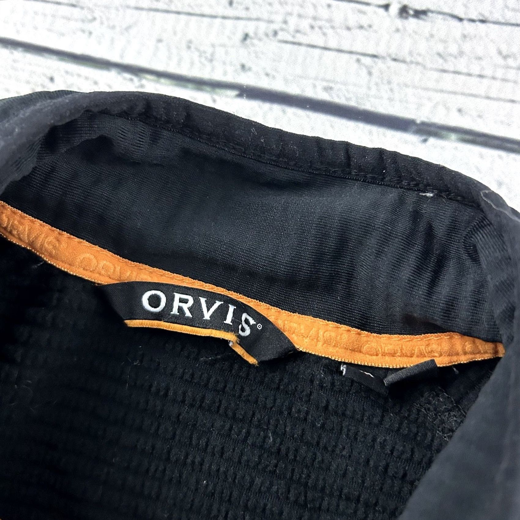 Orvis Orvis Trout Bum Pullover 1/4 Zip Jacket Men M Black Shirtpullover Size US M / EU 48-50 / 2 - 3 Thumbnail