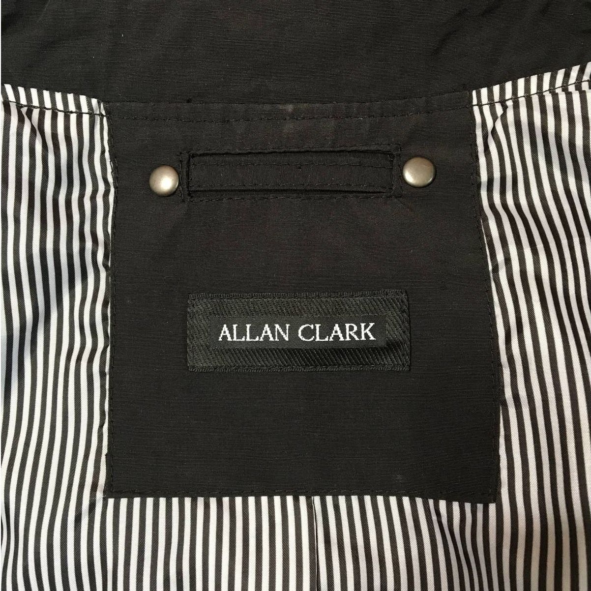 Other Allan Clark 50 Lightweight Hidden Button Up Black Jacket Size US M / EU 48-50 / 2 - 4 Thumbnail