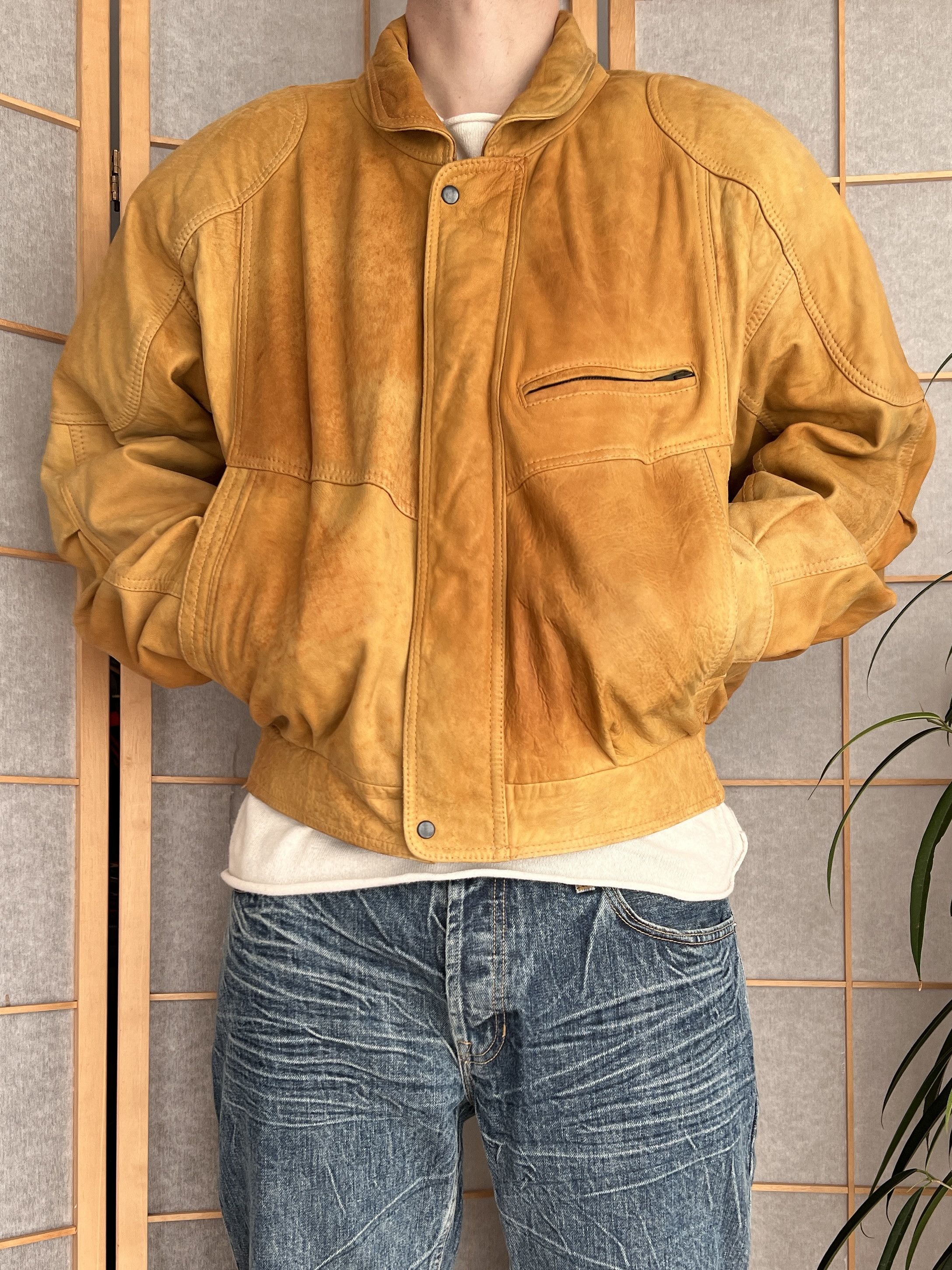 If Six Was Nine Vintage avant garde bomber leather jacket Vetements LGB vibe Size US M / EU 48-50 / 2 - 11 Thumbnail