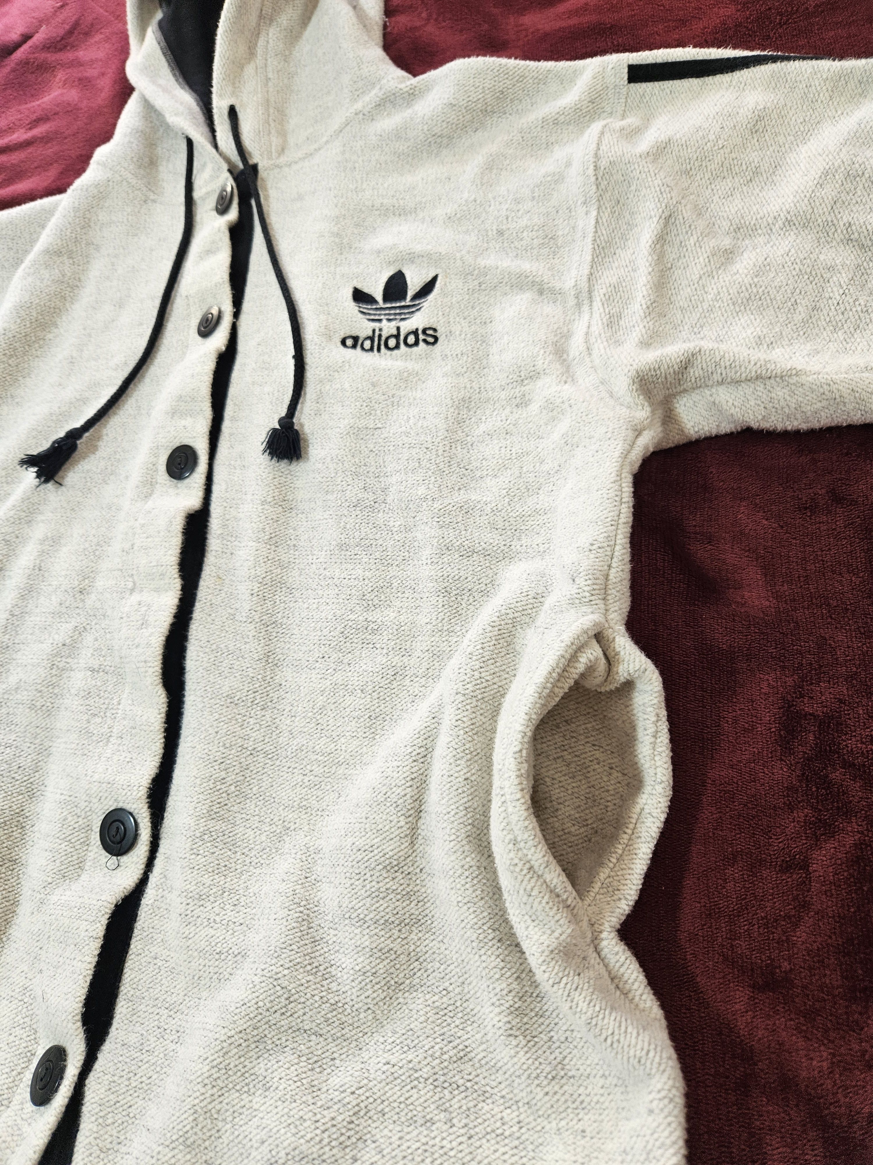 Adidas 90s Adidas Cardigan Hoodie Jacket Mens M Sweater Button Up Size US M / EU 48-50 / 2 - 8 Thumbnail
