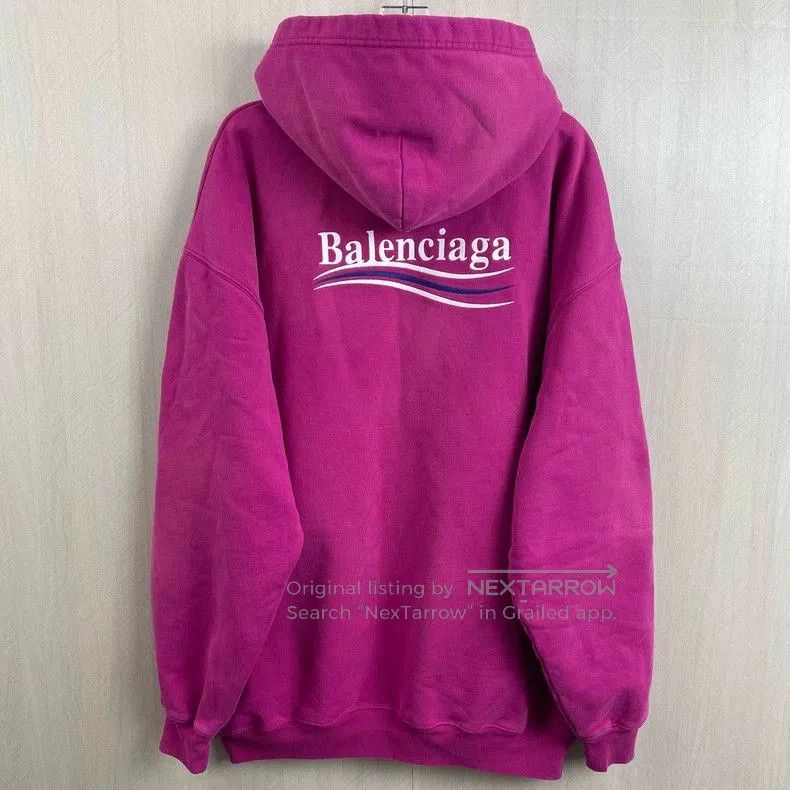 Balenciaga Balenciaga Embroidered Purple Sweatshirt XS. Size US XS / EU 42 / 0 - 2 Thumbnail