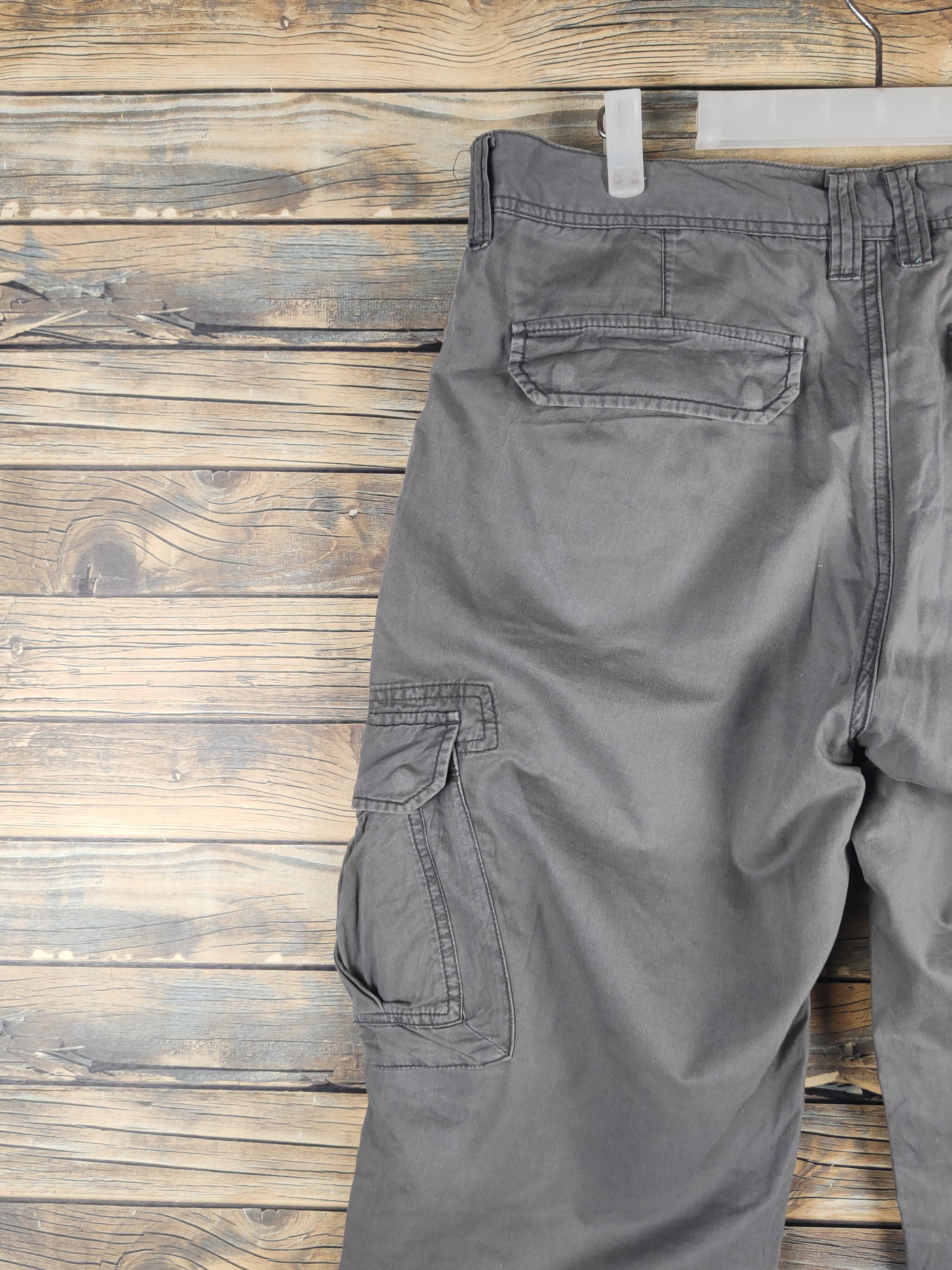 Japanese Brand DL Villand Olive Multipocket utility Cargo Pants #sp46-253T Size US 37 - 8 Thumbnail