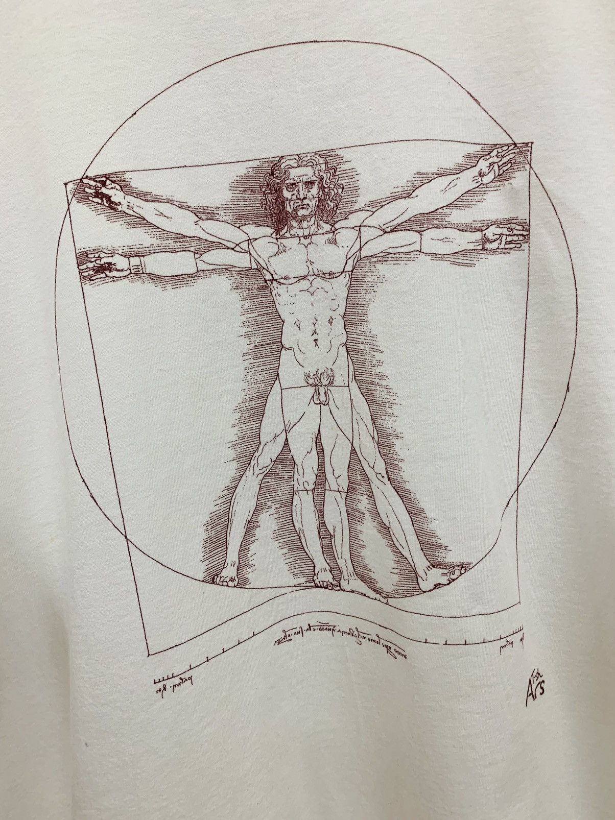 Jerzees × Other × Vintage Vintage Vitruvian Man Tshirt Size US L / EU 52-54 / 3 - 2 Thumbnail