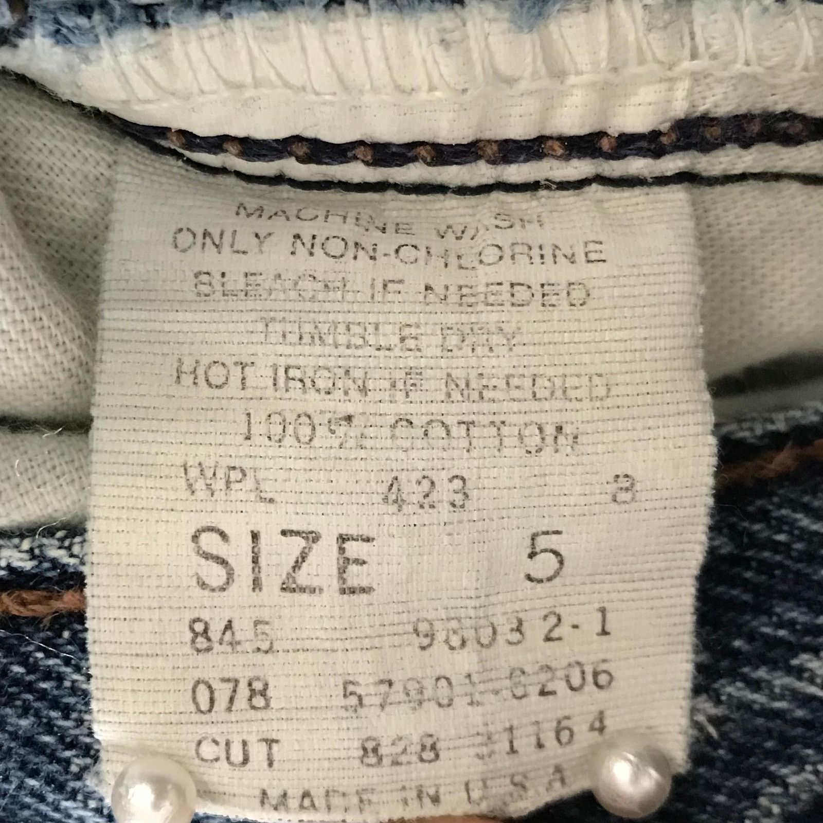 Levi's Vintage Levi’s 901 Orange Tab Tapered Mom Jeans Womens 22 5 Size 22" - 3 Thumbnail