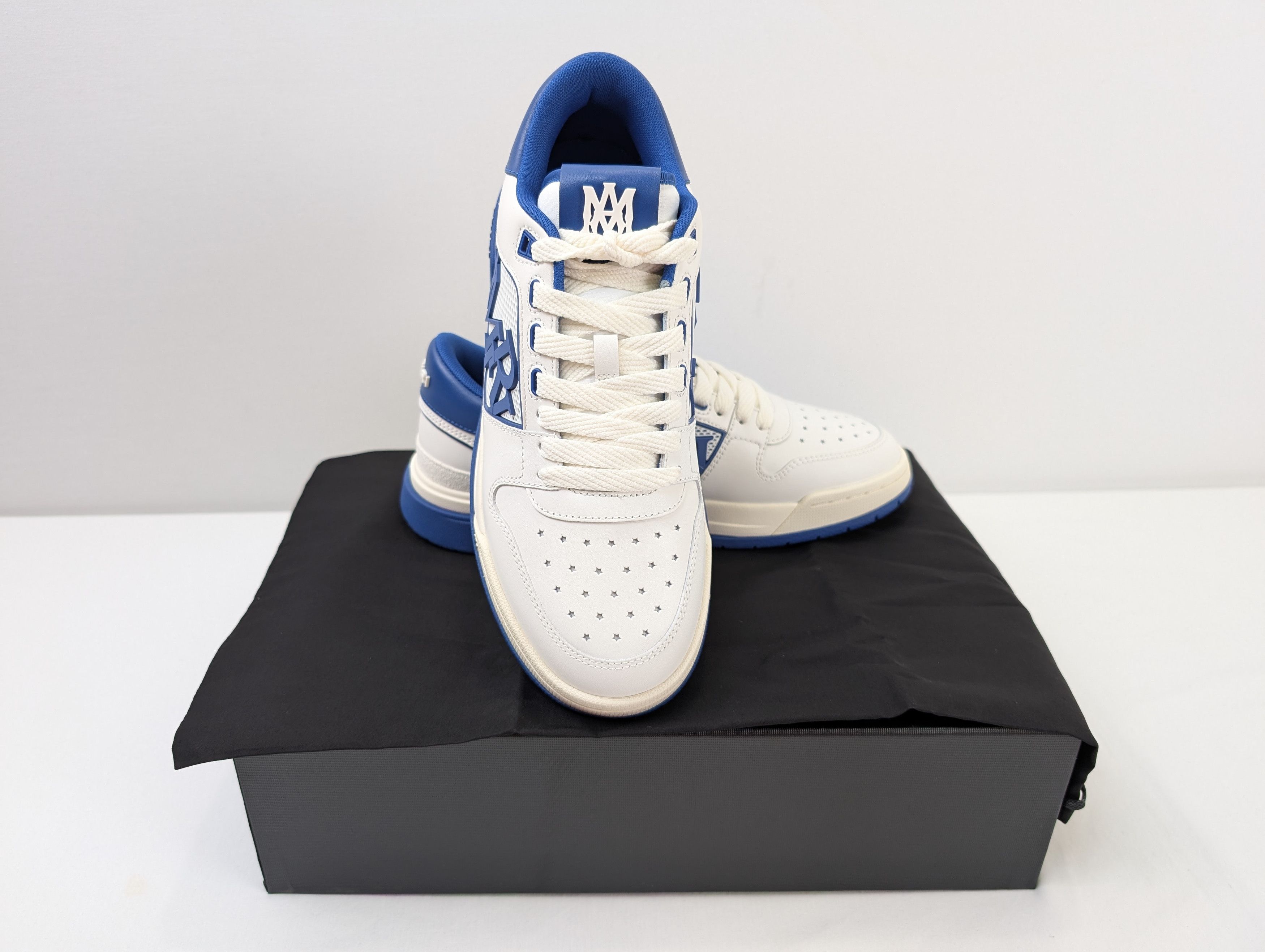 Amiri o1rshd1 Classic Low top Sneakers in White/Blue Size US 7 / EU 40 - 20 Thumbnail