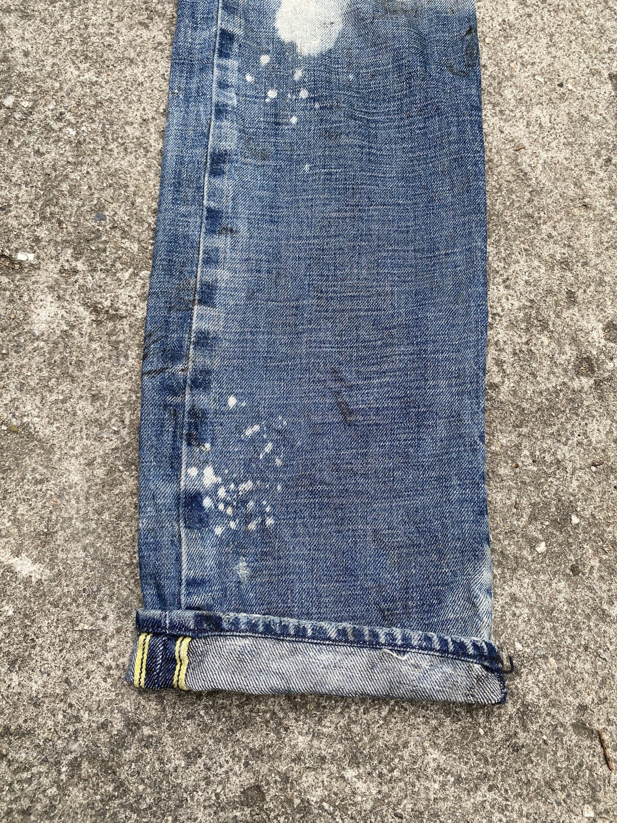 Energie Energie Italy Green Selvedge Distressed Denim Size US 32 / EU 48 - 4 Thumbnail