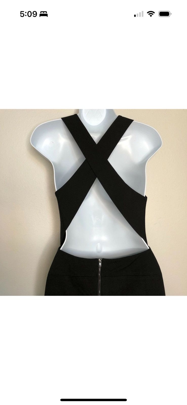 L'AGENCE L’Agence Clara Criss Cross Back Jumpsuit Size 6 MSRP $595 Size 28" / US 6 / IT 42 - 4 Thumbnail