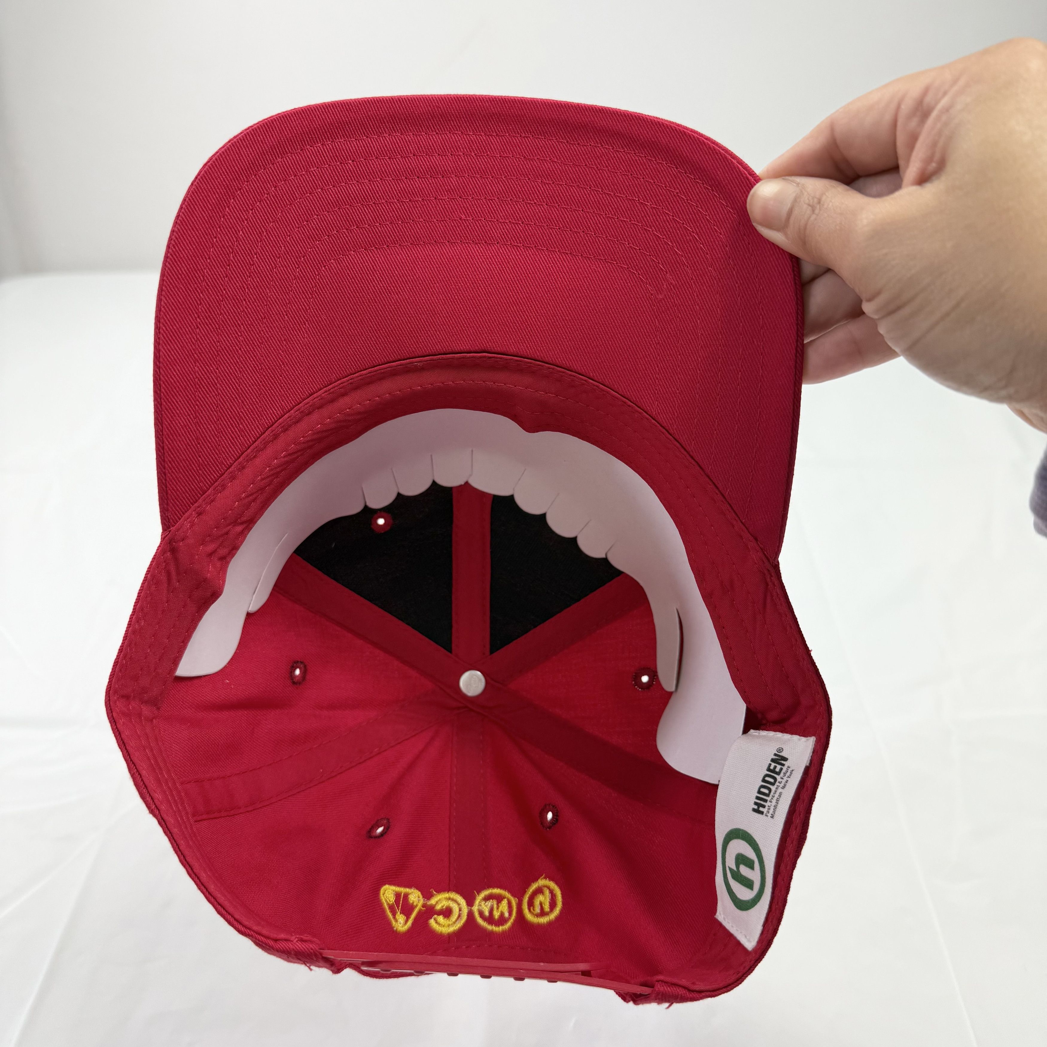 HIDDEN Hidden NY Red Dragon Crest Snapback Hat Embroidery NYC Size ONE SIZE - 7 Thumbnail