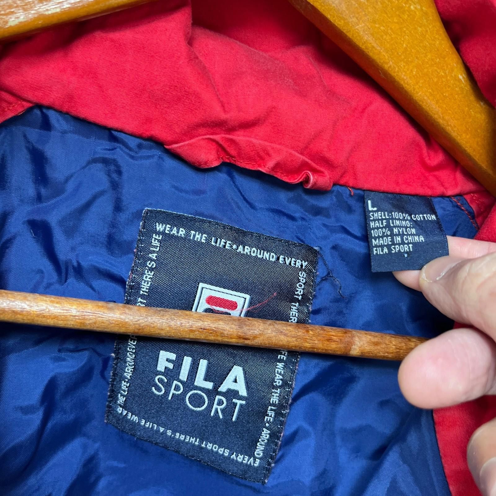 Tommy Hilfiger Vintage 90s Fila Sports Anorak Windbreaker Jacket Large Size US XL / EU 56 / 4 - 5 Thumbnail