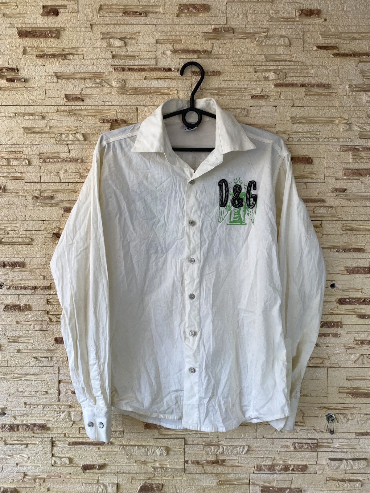 Dolce & Gabbana Archive Dolce Gabbana Big Logo Men’s Shirt Size US M / EU 48-50 / 2 - 1 Thumbnail