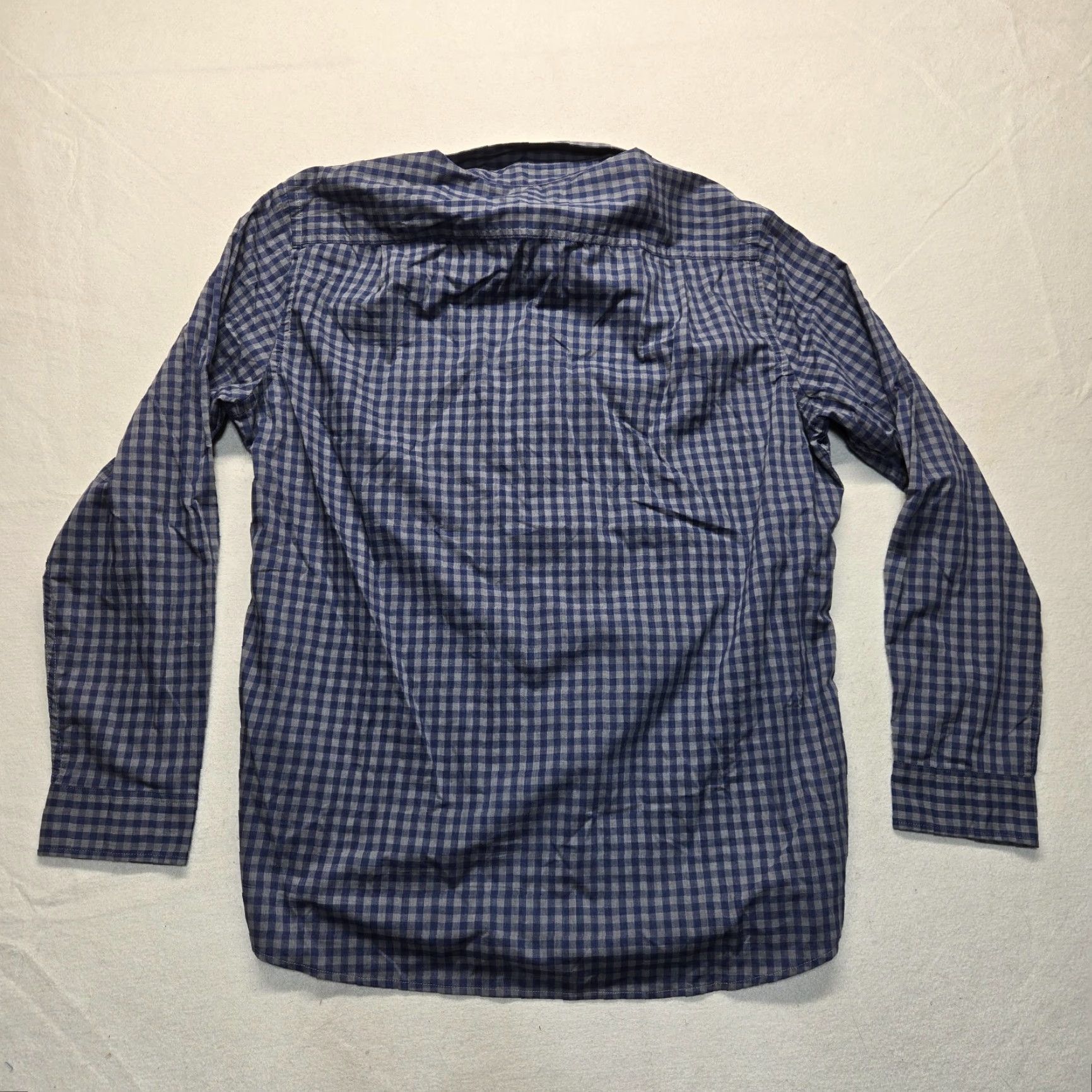 Vintage Sonoma Big & Tall Shirt Mens 2XLT Blue Plaid Button-Up Long Sleeve Cotton Blend Size US XXL / EU 58 / 5 - 6 Thumbnail