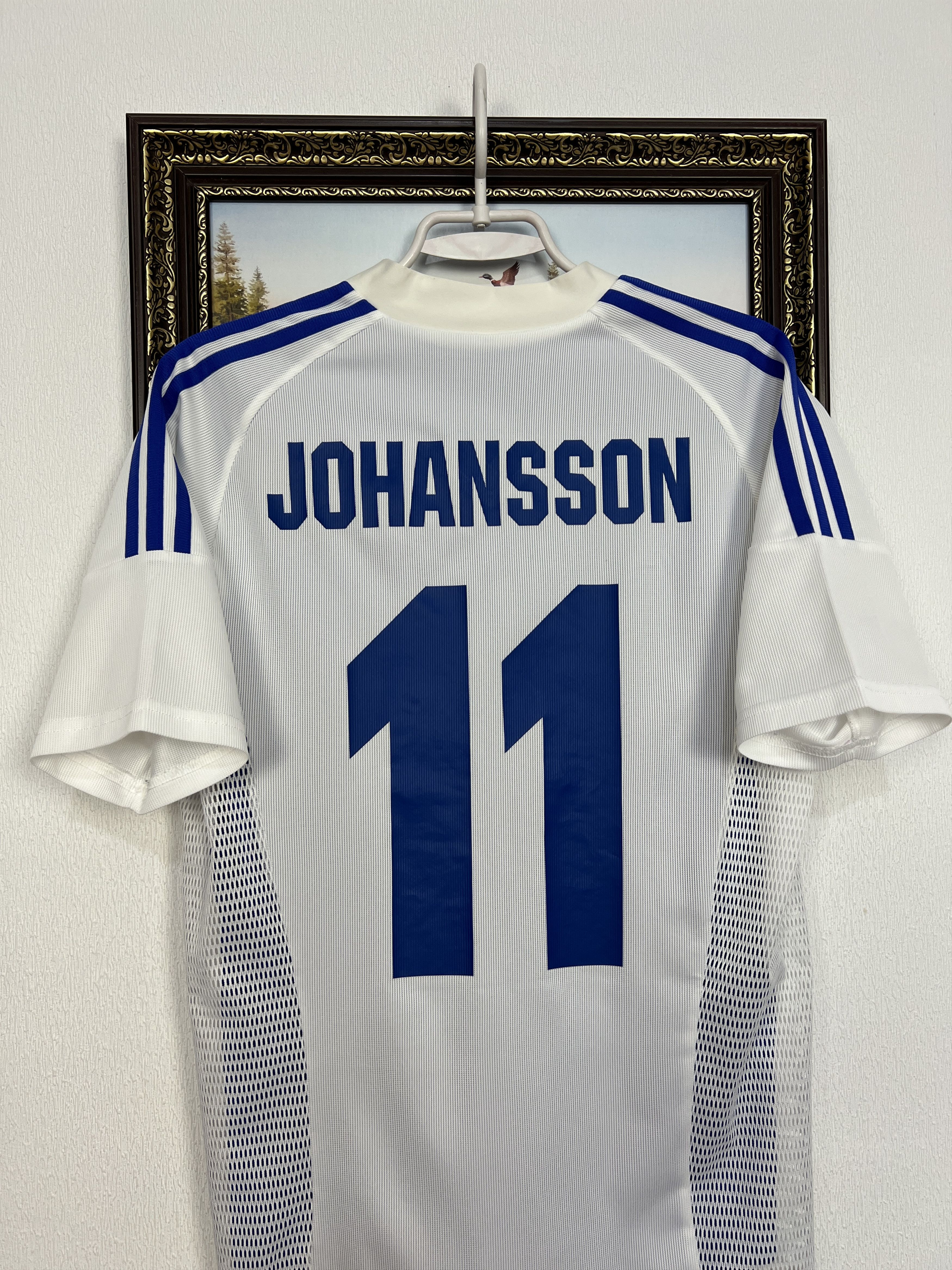 Adidas Finland football shirt Soccer #11 Johansson Jersey Trikot Size US S / EU 44-46 / 1 - 8 Thumbnail