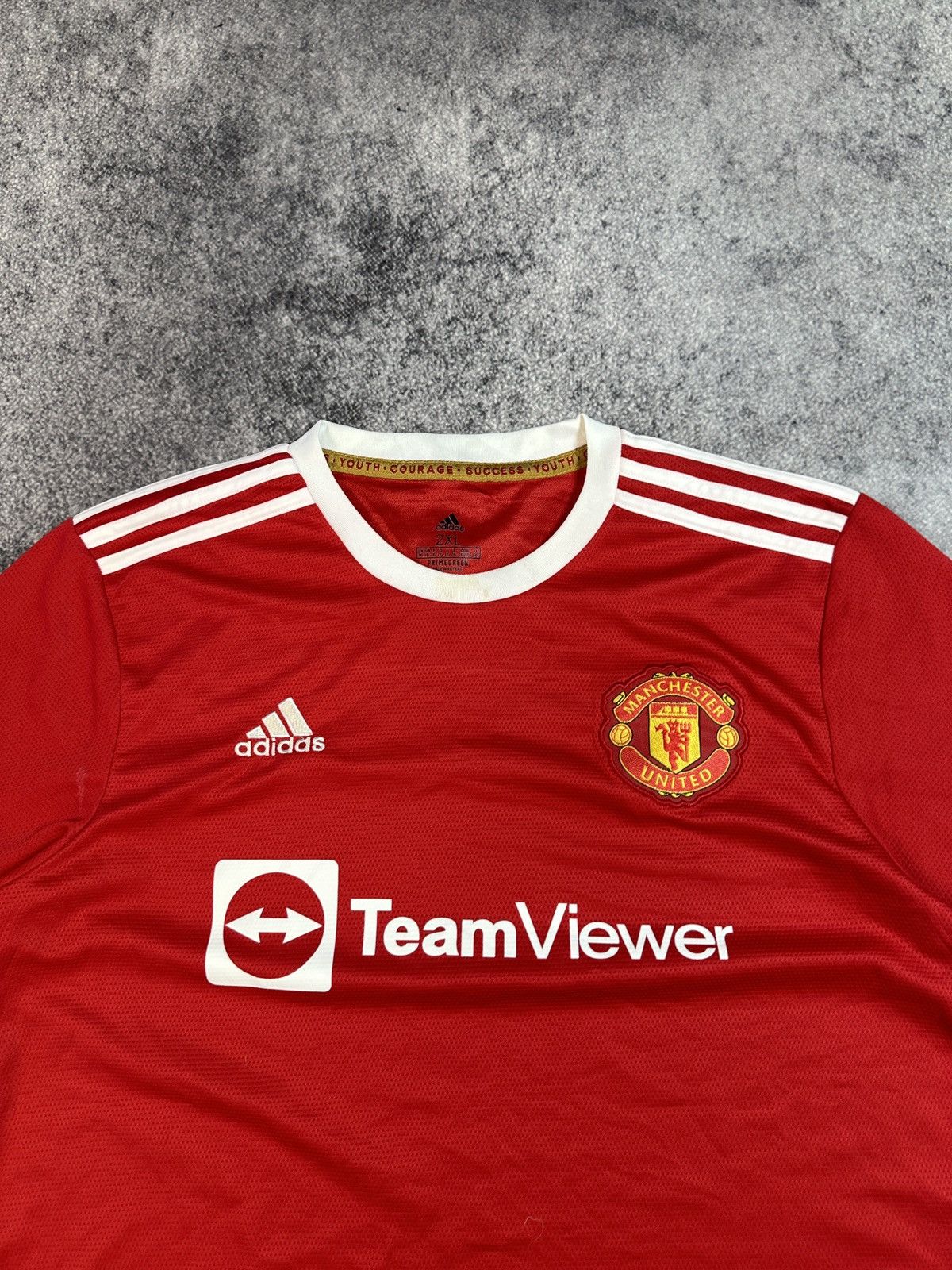 Adidas Adidas Manchester United Soccer Jersey Streetwear Style 2XL Size US XXL / EU 58 / 5 - 2 Thumbnail