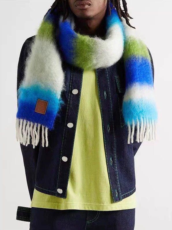 Loewe LOEWE Color blended wool scarf Size ONE SIZE - 8 Thumbnail