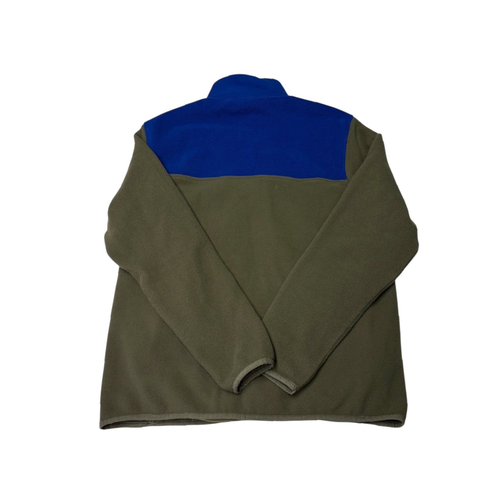 Brooks Brothers Brooks Brothers Men Fleece 1/4 Zip Pullover Khaki Blue Size L Casual Outdoor Shirt Pullover Mens Colorblock Size US L / EU 52-54 / 3 - 5 Thumbnail