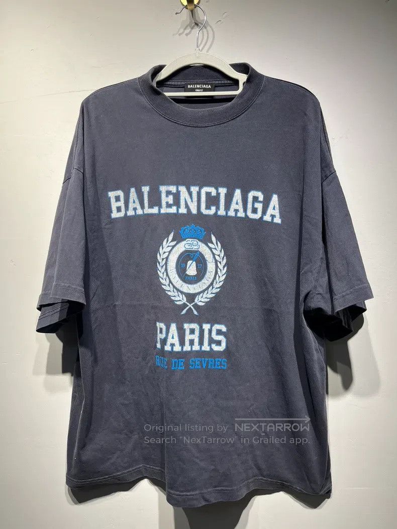 Balenciaga Balenciaga Wheat Crown Short Sleeve Size US M / EU 48-50 / 2 - 1 Thumbnail