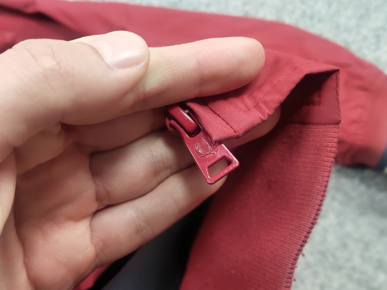 Fred Perry Vintage Fred Perry Membrane jacket hoodie red Logo Y2K Style Size US M / EU 48-50 / 2 - 13 Thumbnail