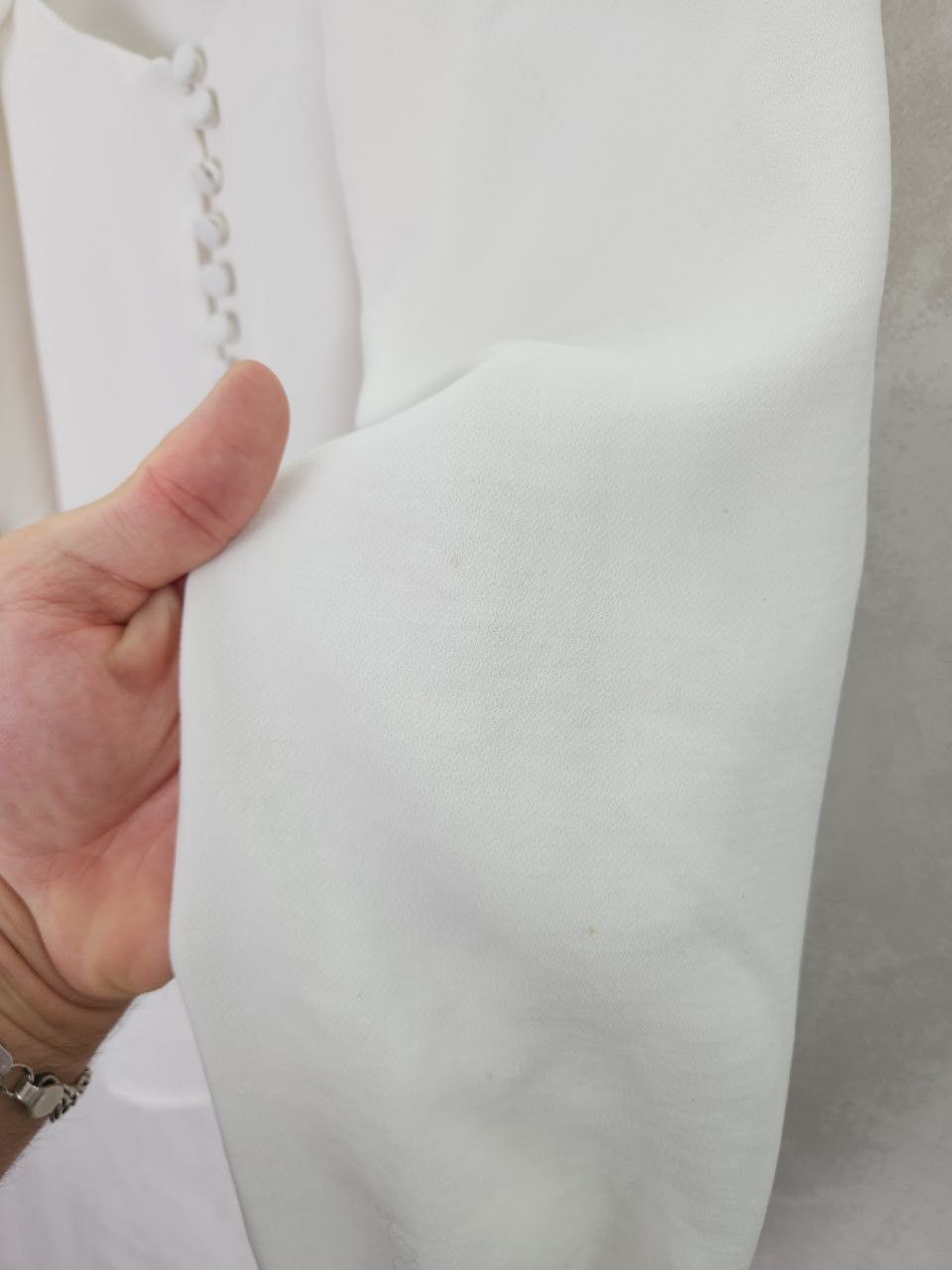 Sezane Sezane White Blouses Size L / US 10 / IT 46 - 4 Thumbnail