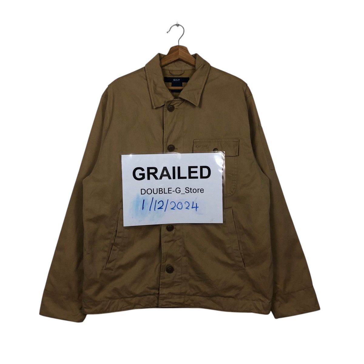 Japanese Brand 📌Vintage Biker Jacket Button Gap Detroit Duck Canvas Size US M / EU 48-50 / 2 - 1 Thumbnail
