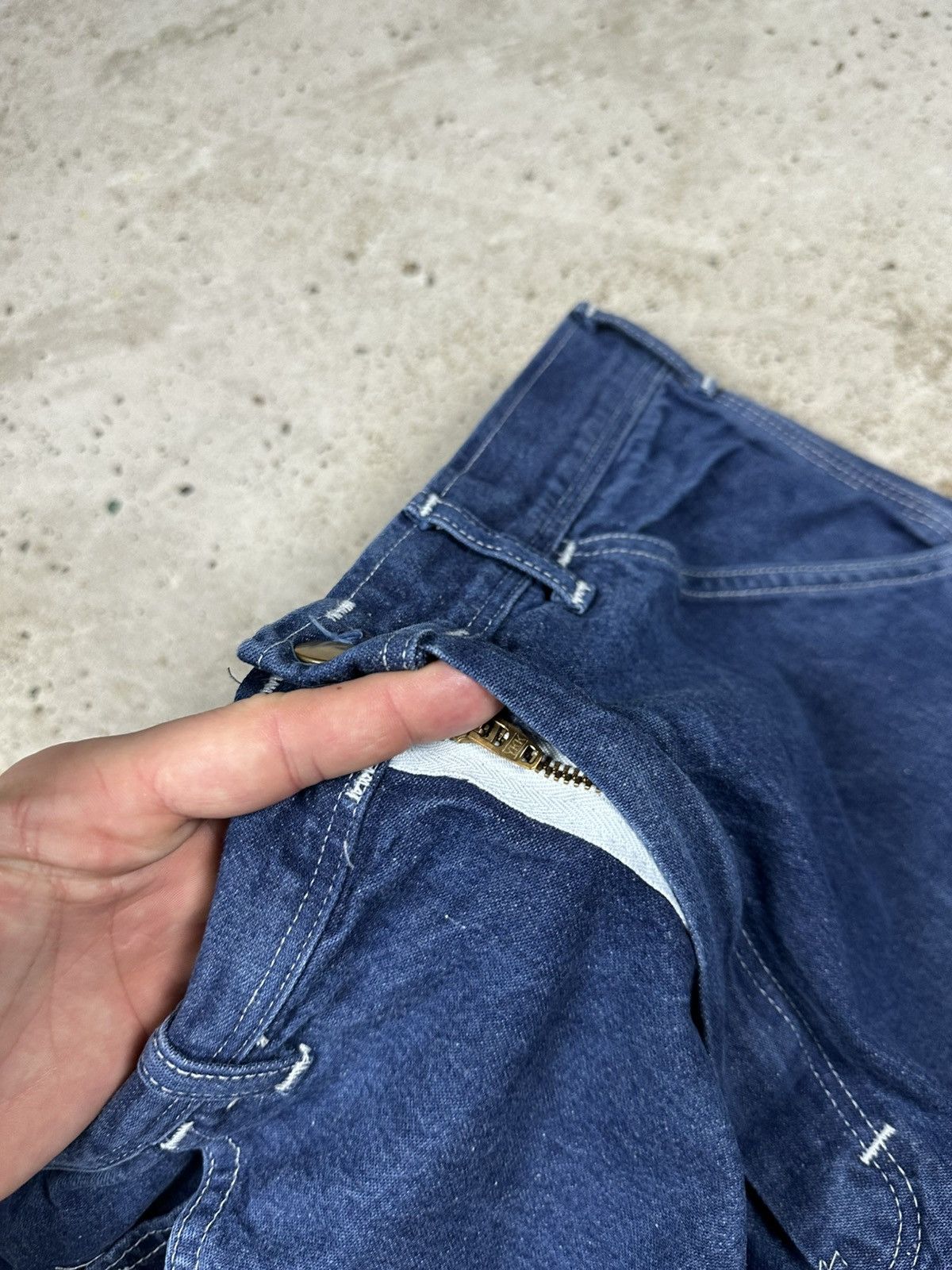 JNCO × Stan Ray × Vintage Vintage 90s Stan Ray USA Baggy Carpenter Denim Pants Jeans Size US 33 - 10 Thumbnail