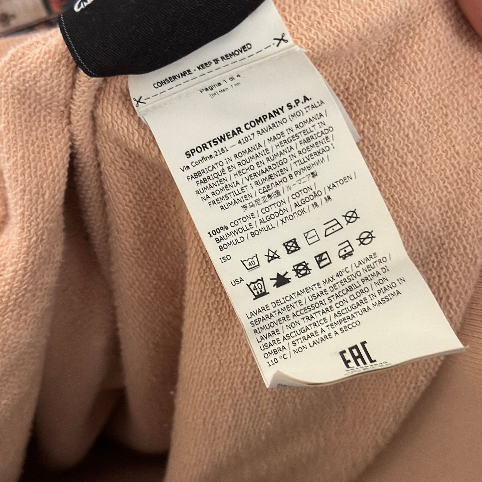 Stone Island Size S - Stone Island Badge Men's Pink Pullover Hoodie Size US S / EU 44-46 / 1 - 7 Thumbnail