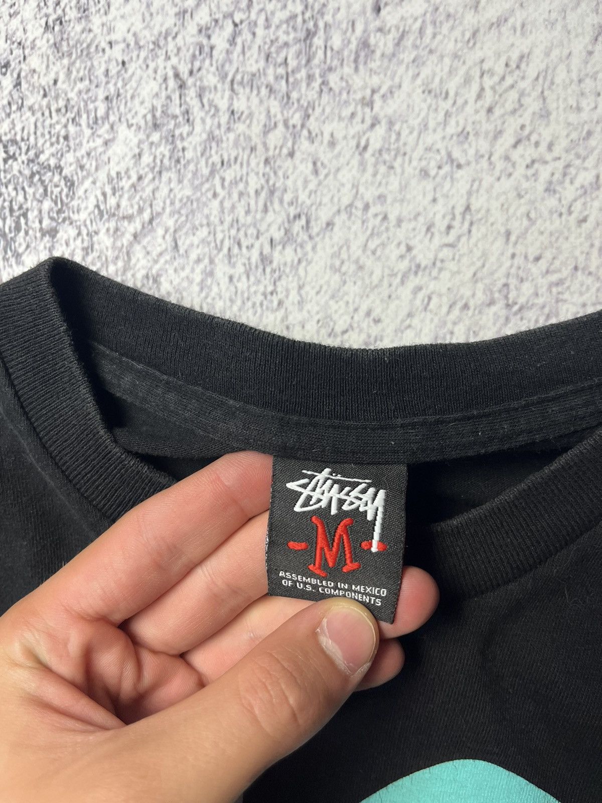 Stussy Mens Vintage Stussy T-shirt 90s big logo tee rare Size US M / EU 48-50 / 2 - 9 Thumbnail