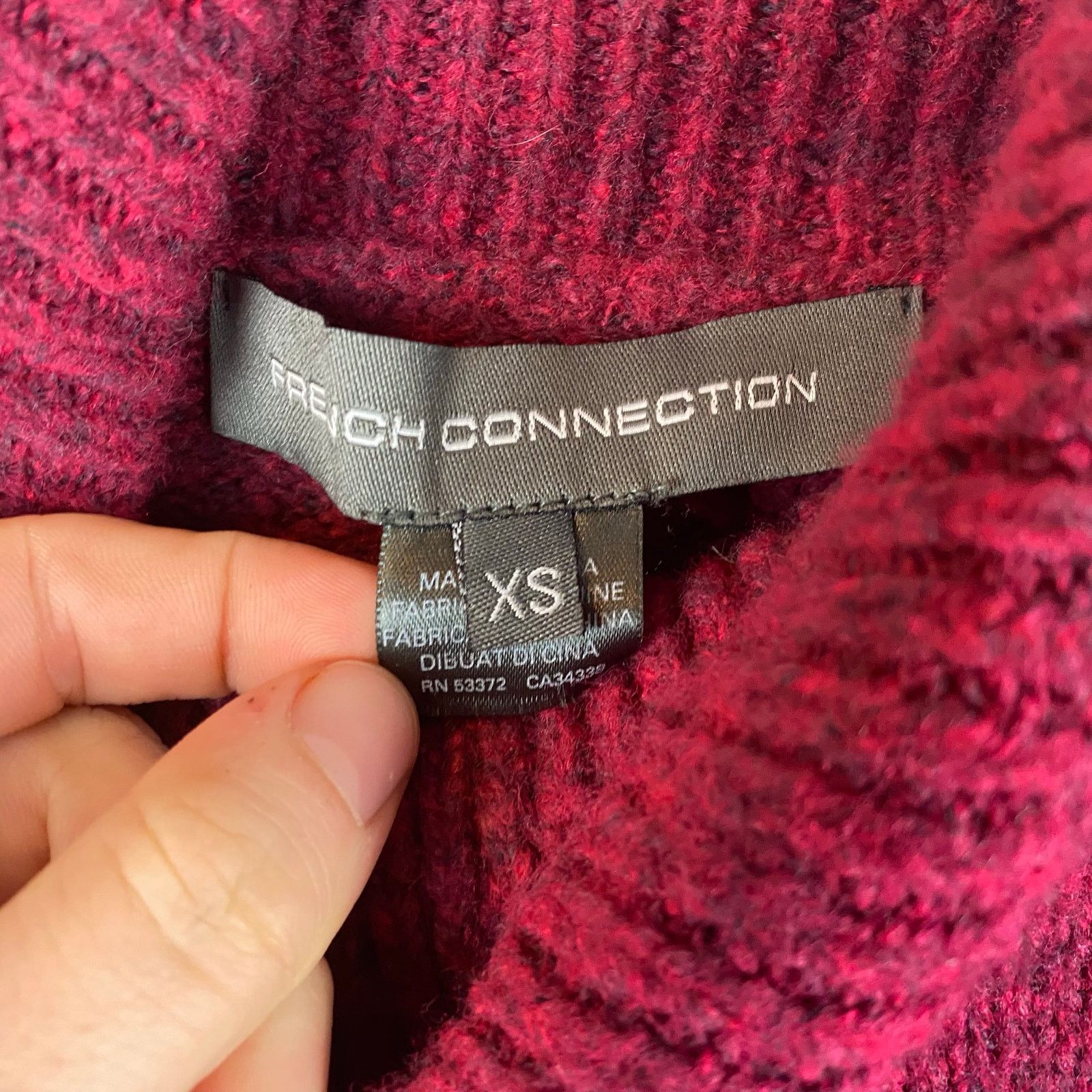 French Connection French Connection Jeanie Mock Neck Pullover Wool Blend XS Size XS / US 0-2 / IT 36-38 - 3 Thumbnail