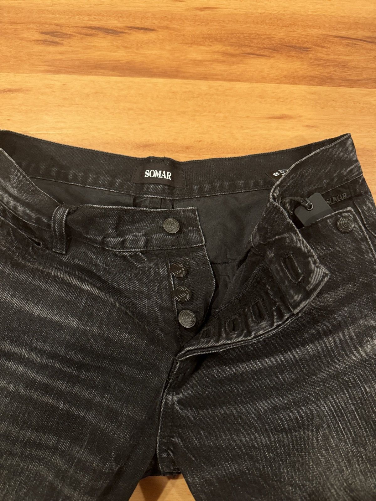 Somar Vein Denim in Black, Men's (Size 32) — image 3 of 6