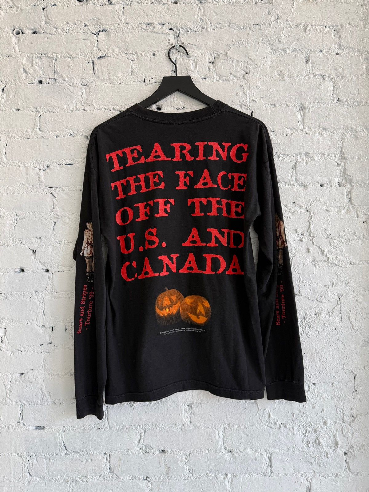 Vintage 1999 CRADLE OF FILTH ‘TEARING THE FACE OFF THE U.S…’ L/S TEE Size US L / EU 52-54 / 3 - 3 Thumbnail