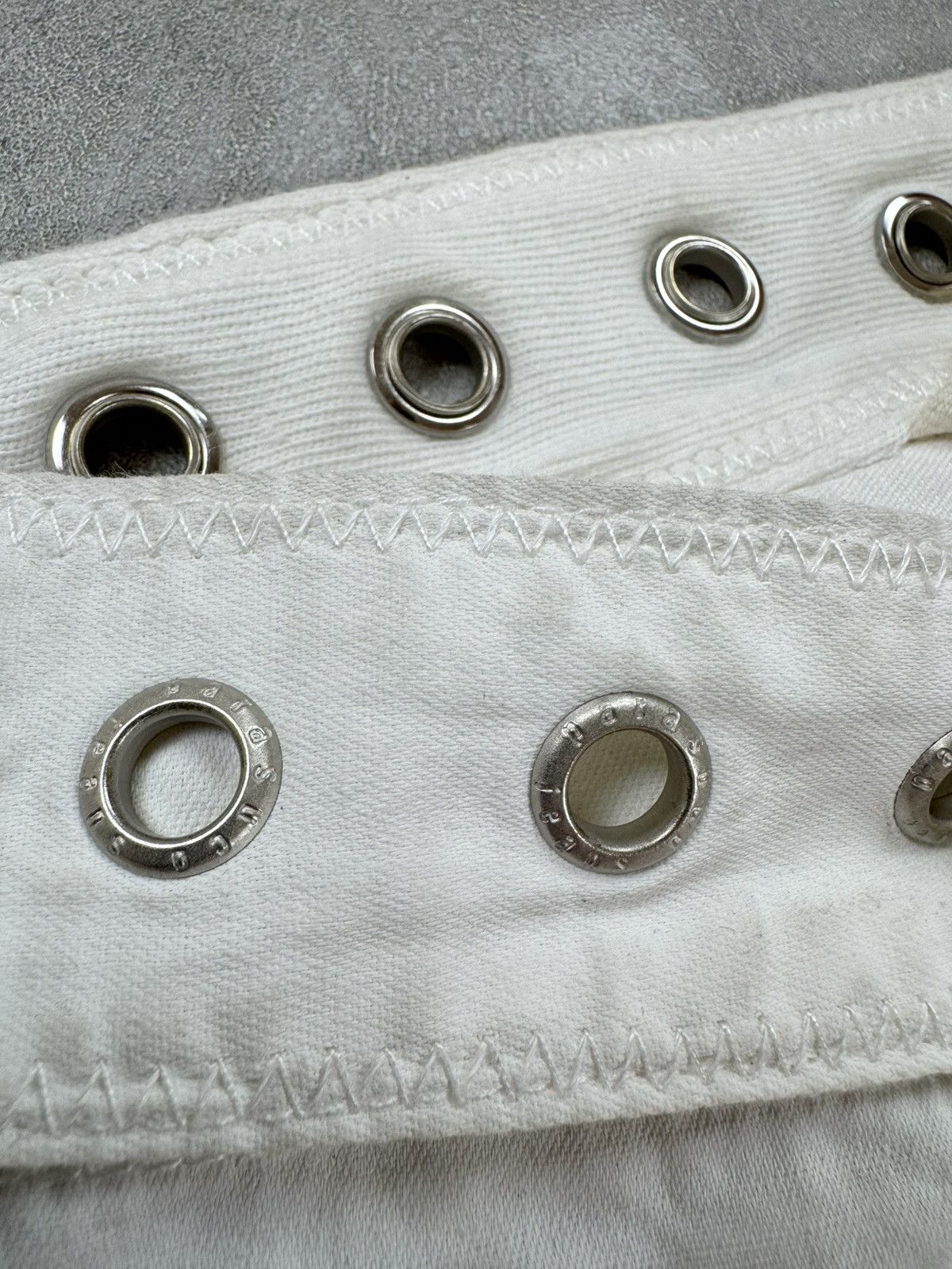 Parasuco PARASUCO Cotton Linen Denim Legend White Pants Avant Size 27" / US 4 / IT 40 - 8 Thumbnail