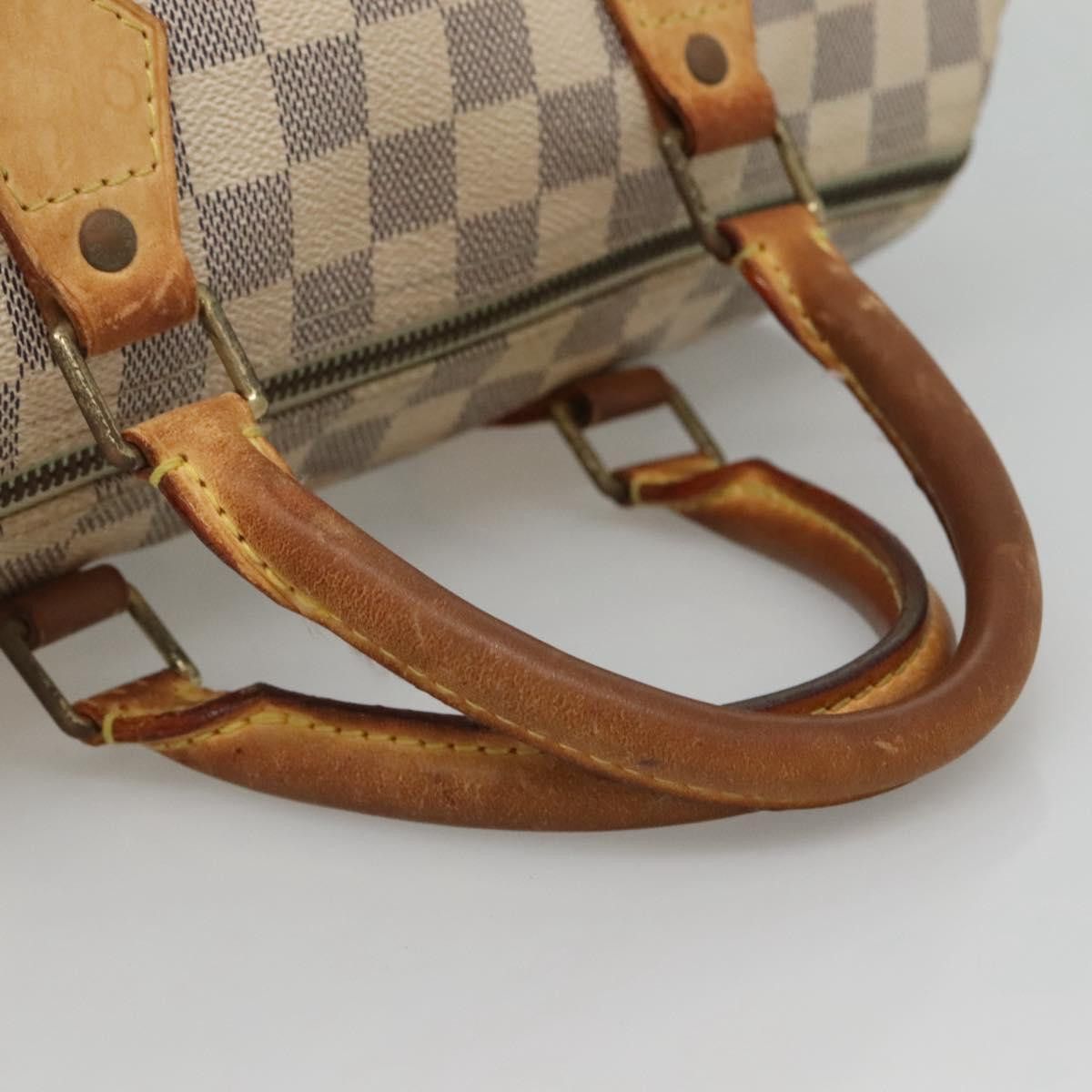 Louis Vuitton LOUIS VUITTON Damier Azur Speedy 30 Hand Bag N41533 Size ONE SIZE - 7 Thumbnail