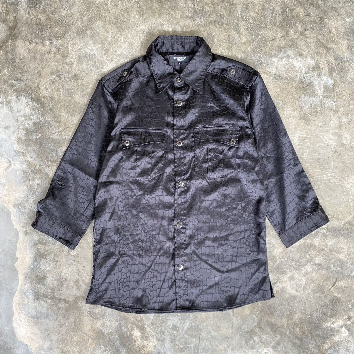 Tornado Mart Tornado Mart Vkei Style Reptile Textur Shirt Size US L / EU 52-54 / 3 - 1 Thumbnail