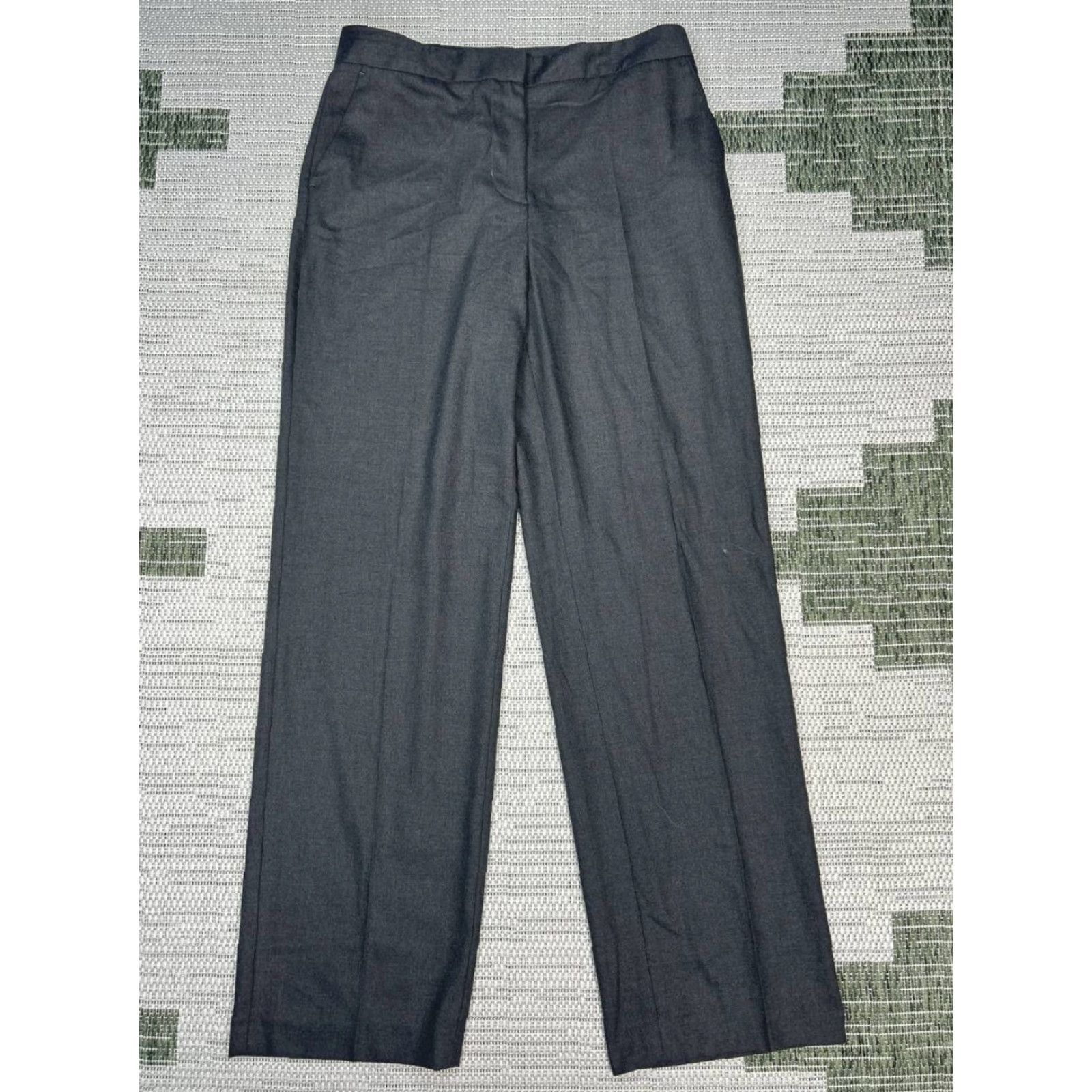 Zara Zara Dress Pants Womens Large Black High Waisted Welt Back Pockets Wide Leg Dress Pants Women's Large Black High Waisted Welt Back Pockets Wide Leg Size 36" / US 14 / IT 50 - 2 Thumbnail