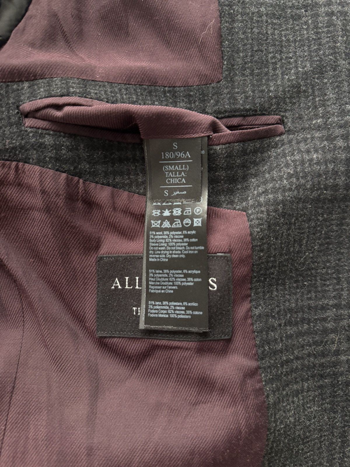 Allsaints All saints wool coat Size US S / EU 44-46 / 1 - 6 Thumbnail